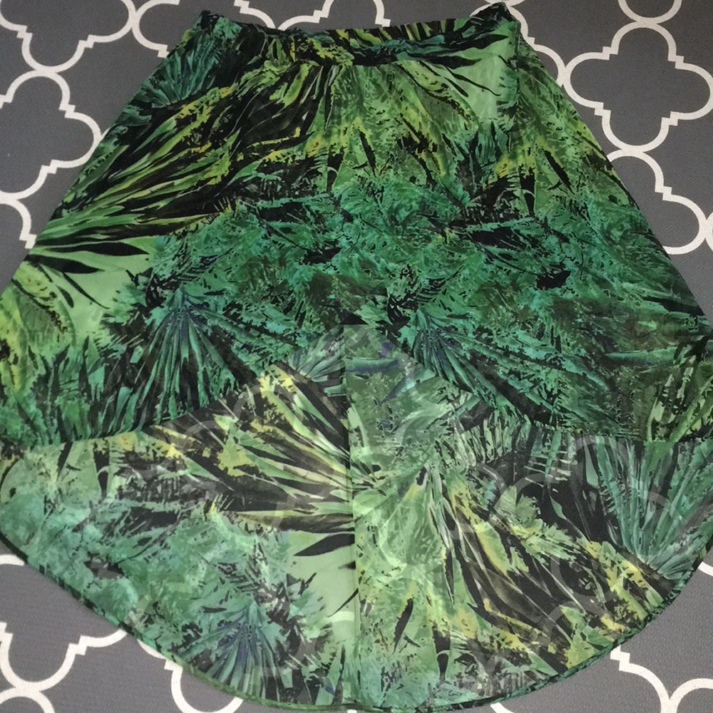 Worn once high low maxi skirt